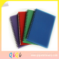 Plastic cover office write spiral notebooks a4